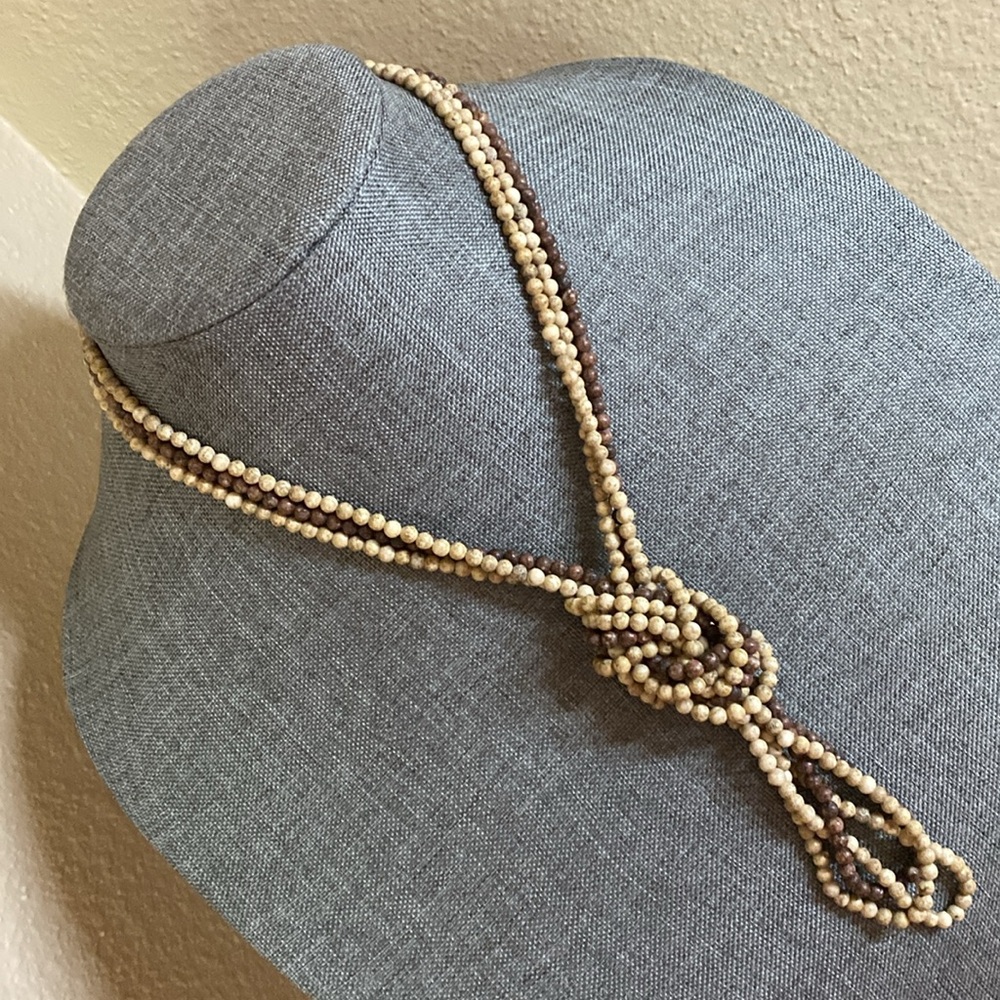 Natural Stone Trio Necklaces